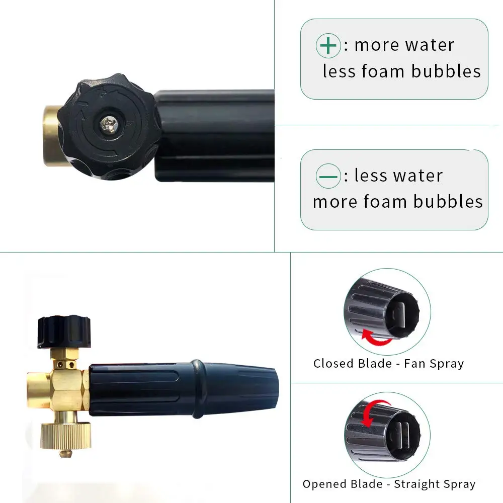 High Pressure Soap Foamer Snow Foam Lance Foam Cannon Foam Gun Nozzle Car Clean Foam Wash foam generator for Karcher Car Washer 5