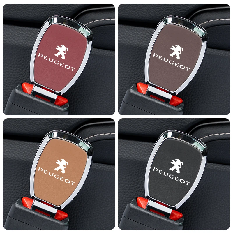 Car Seat Belt Extender Seatbelt Lock Buckle Clip Plug car seat belt extender For Peugeot 206 106 207 308 307 208 4008 407 2008 508 205 3008 107