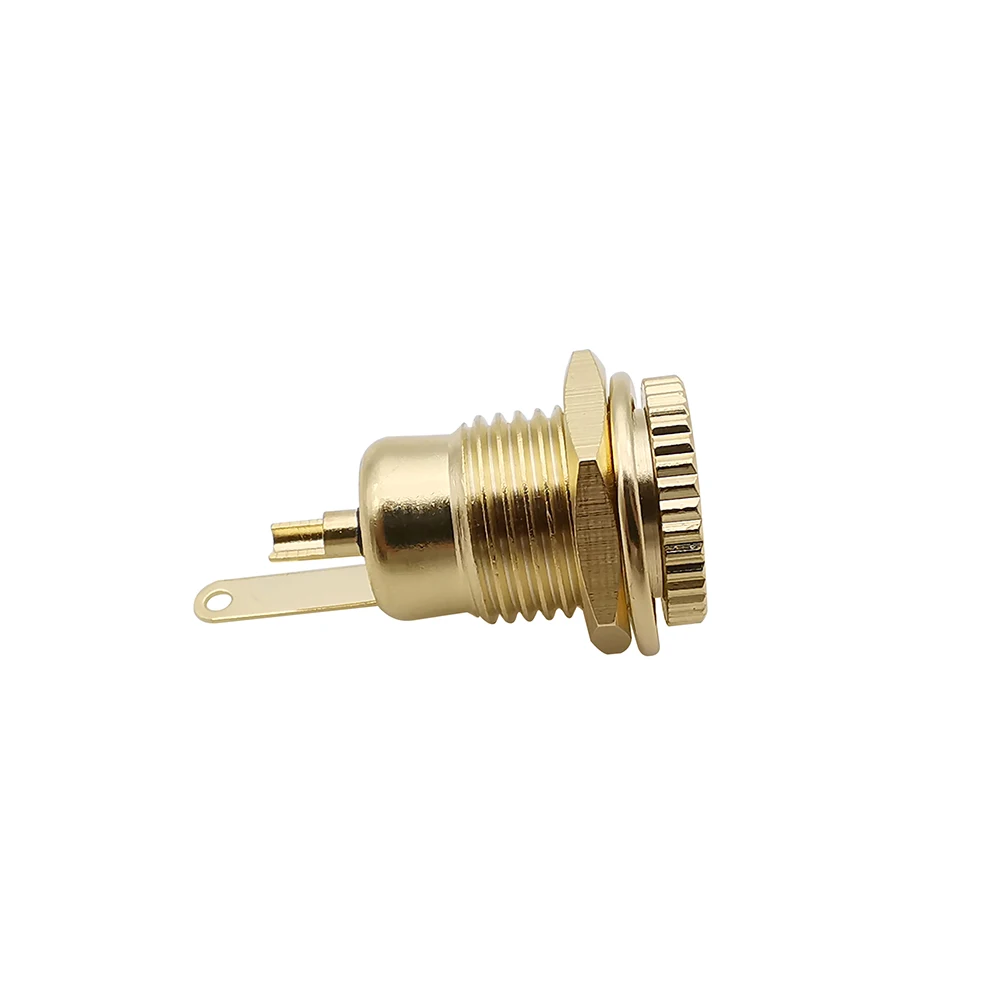1/2/5 Stück vergoldete 5,5 x 2,1 5,5 x 2,5 mm Power-Buchse, Buchse, Mutter, Panelmontage, DC-Adapter, 20 A, Hochstrom-DC-Anschlüsse – Detail 5