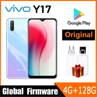 Vivo Y17 4G SmartPhone Global firmware Android MediaTek MT6765 6.35-inch screen Face + fingerprnit ID 4GB 128GB Used Phone 1