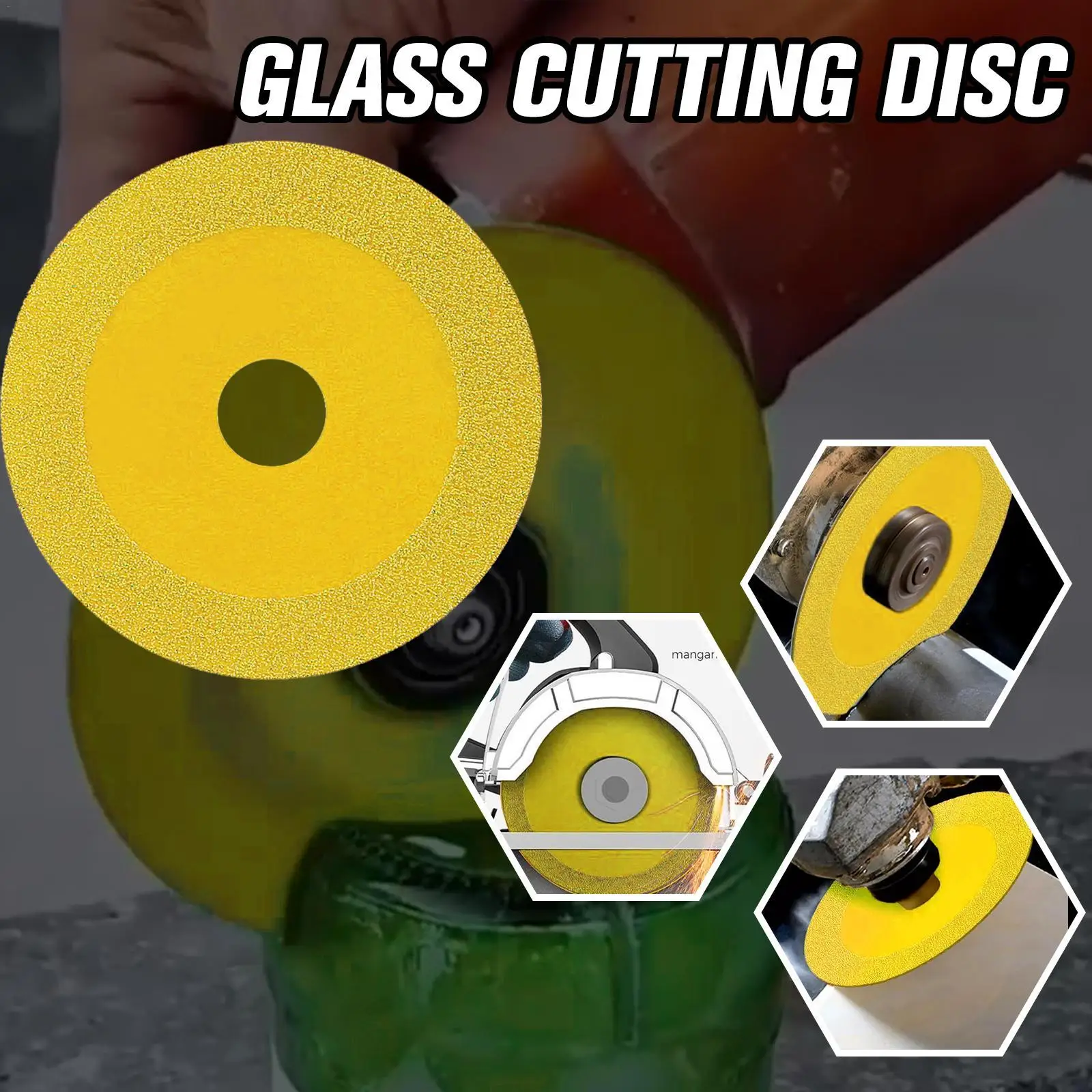 

Glass Cutting Disc Marble Saw Ceramic Ordinary Glass Tile Jade Polishing Cutting Sharp Brazing Grinding Disc