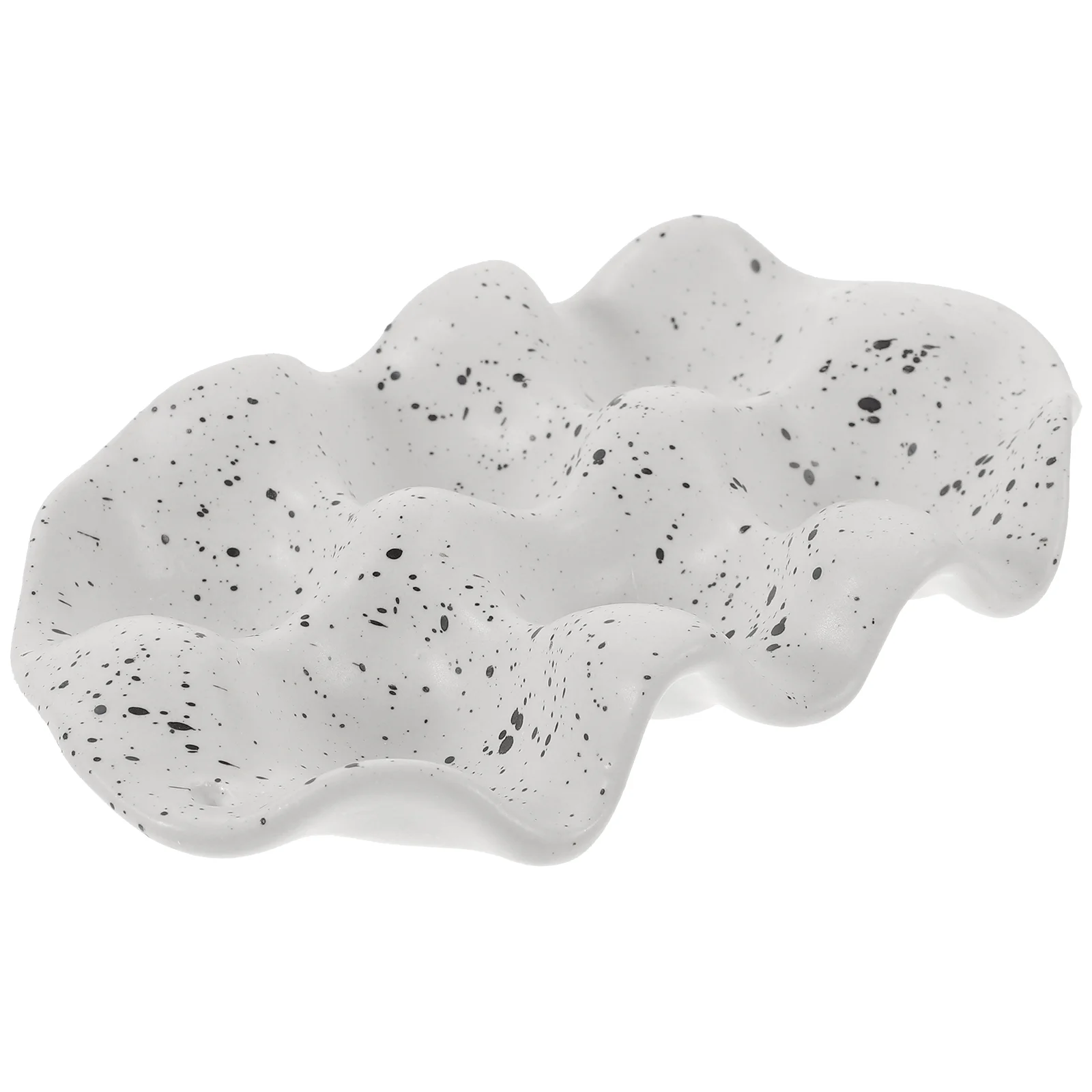 

Eggs Storage Plate Refrigerator Ceramic Eggs Dish Countertop Display Eggs Tray for Kitchen
