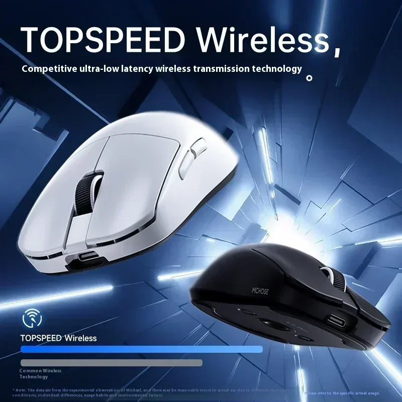 Wireless Gaming Mouse MCHOSE L7 Ultra Pro PAW3395 8K Three Mode 2.4g Lightweight E-sports PC Mouse Ergonomics Accessories gaming mouse wireless mouse wireless gaming mouse ergonomic mouse
