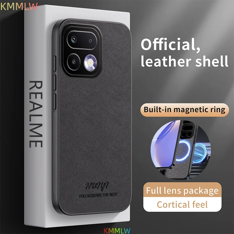 Business Leather Magnetic Anti-Drop Shockproof Case Cover