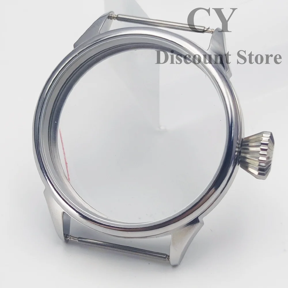 Silver Stainless Steel 42mm Watch Case
