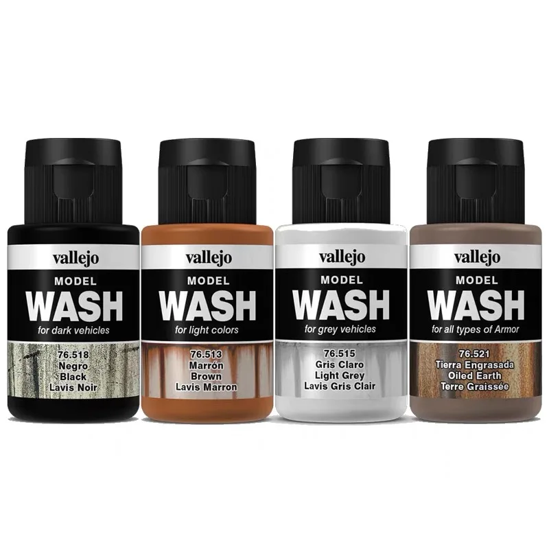 Vallejo Game Color Wash - 8 colors - 18ml - 72190