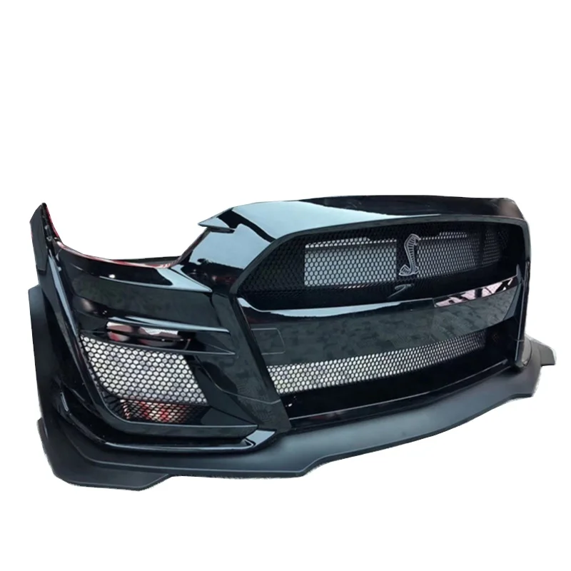 Paraurti Anteriore In Pp Stile Ricambi Auto Gt500 Shelby Per Ford Mustang 18-21