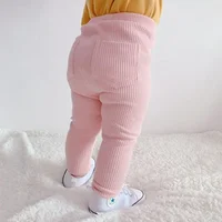 Baby Girls Boys Pants Kids High Waist Cotton Big PP Pant Spring and Autumn Girl Leggings Trousers Children Clothes 0-6 Years 3