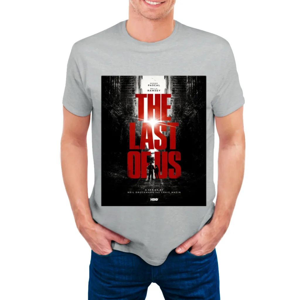 Camiseta de manga corta con cuello redondo y nueva camiseta de verano para hombre de The Last Of Us