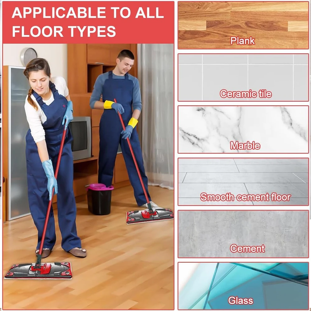 Für Vileda Ultra max/Ultra max Plus/Easy Wring Ultra max Mop Abdeckung, für Vileda Ultra mat Mop Ersatz, für alle Flecken entfernung Boden