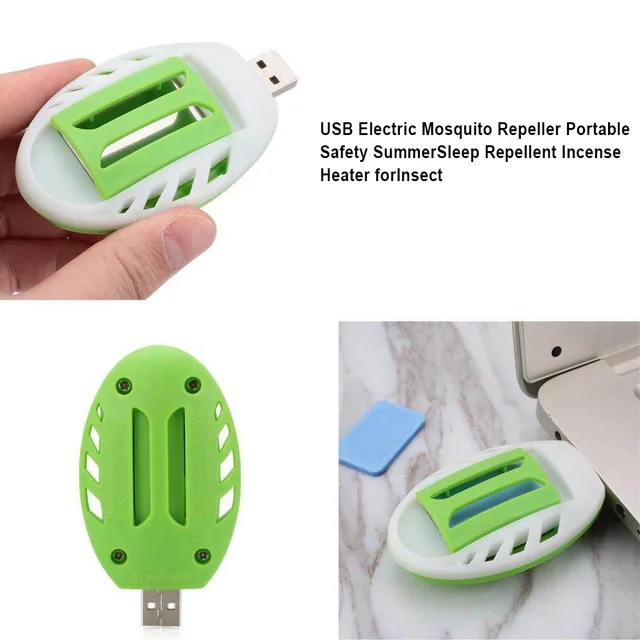 Hordozható Rovar Usb Szúnyoggyilkos Elektromos Szúnyogriasztó -Visszataszító Műanyag Kártevő Füstölő Fűtés Vezérlő Alvás Otthoni Kellékek - Image 4
