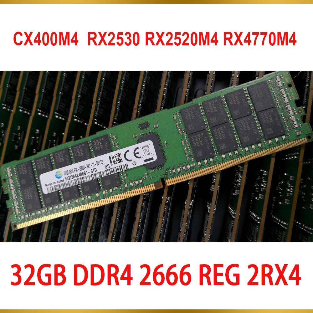 1PCS RAM CX400M4 RX2530 RX2520M4 RX4770M4 32G 32GB DDR4 2666 REG 2RX4 For SK Hynix Memory 2 1PCS RAM CX400M4 RX2530 RX2520M4 RX4770M4 32G 32GB DDR4 2666 REG 2RX4 For SK Hynix Memory