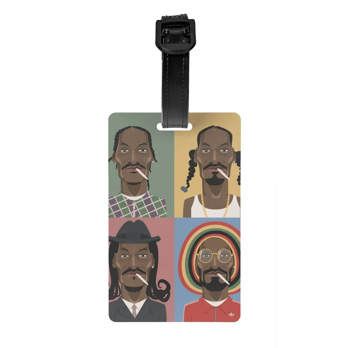 

Эволюция Snoop Dogg багажная бирка, дорожная сумка, чемодан, личная Обложка, идентификационная бирка