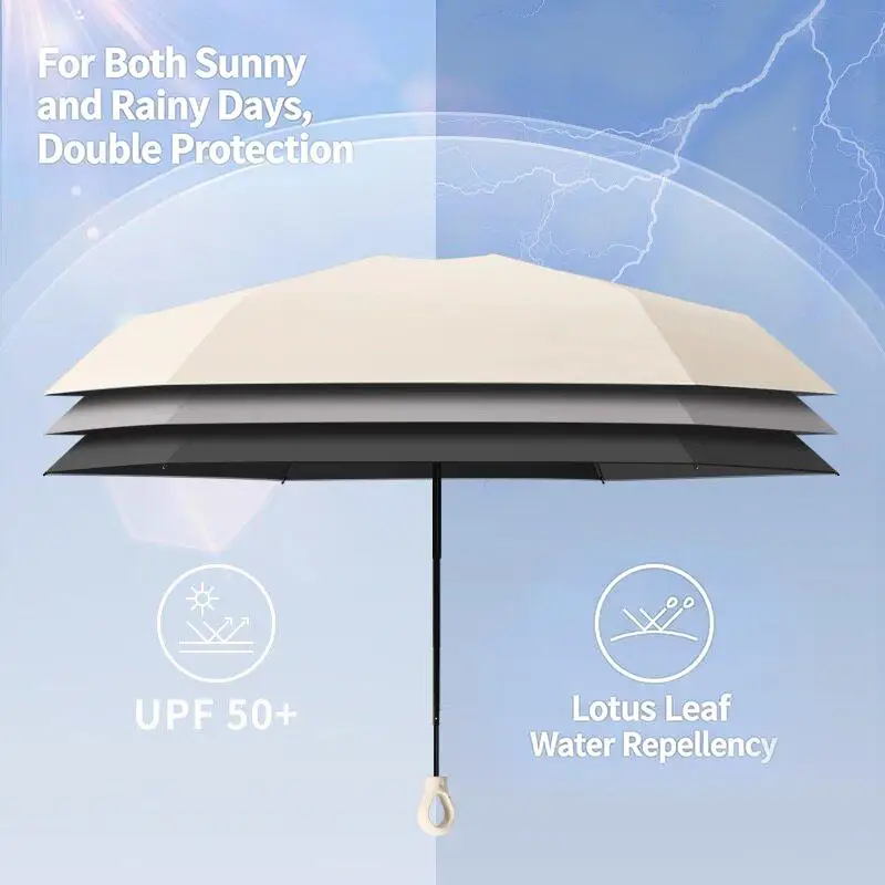 Enhanced Product Title: Ultralight Compact UV Protection Mini Umbrella – Portable Windproof Sunshade