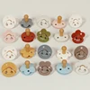 High Quality Baby Silicone Pacifier Solid Color Baby Nipple Accessories BPA Free Soft Newborn Dummy For Babies Toy 1