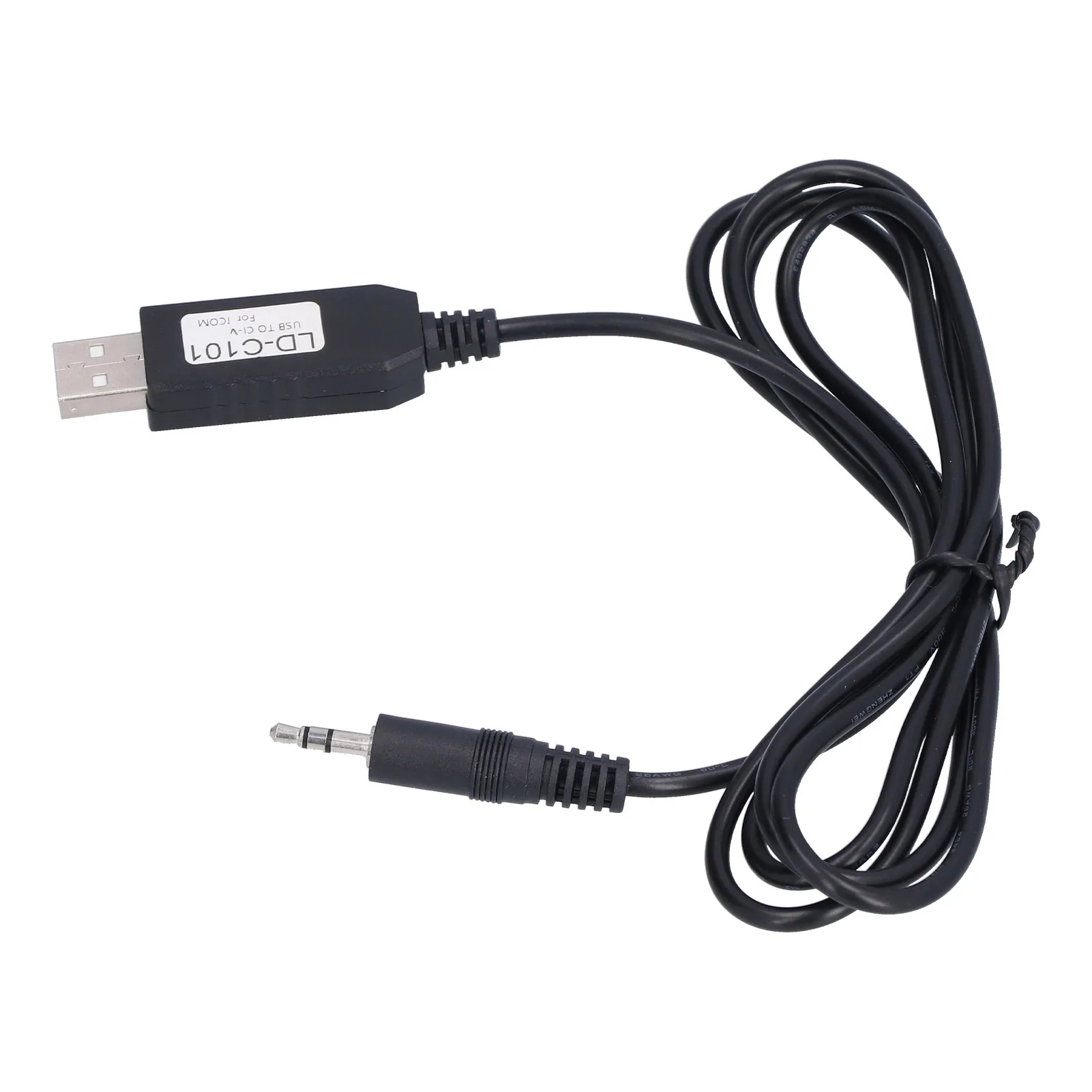 ICOM 시리즈 단파 라디오 신호 데이터 동기화 와이어 구성 요소용 CI-V 케이블 USB