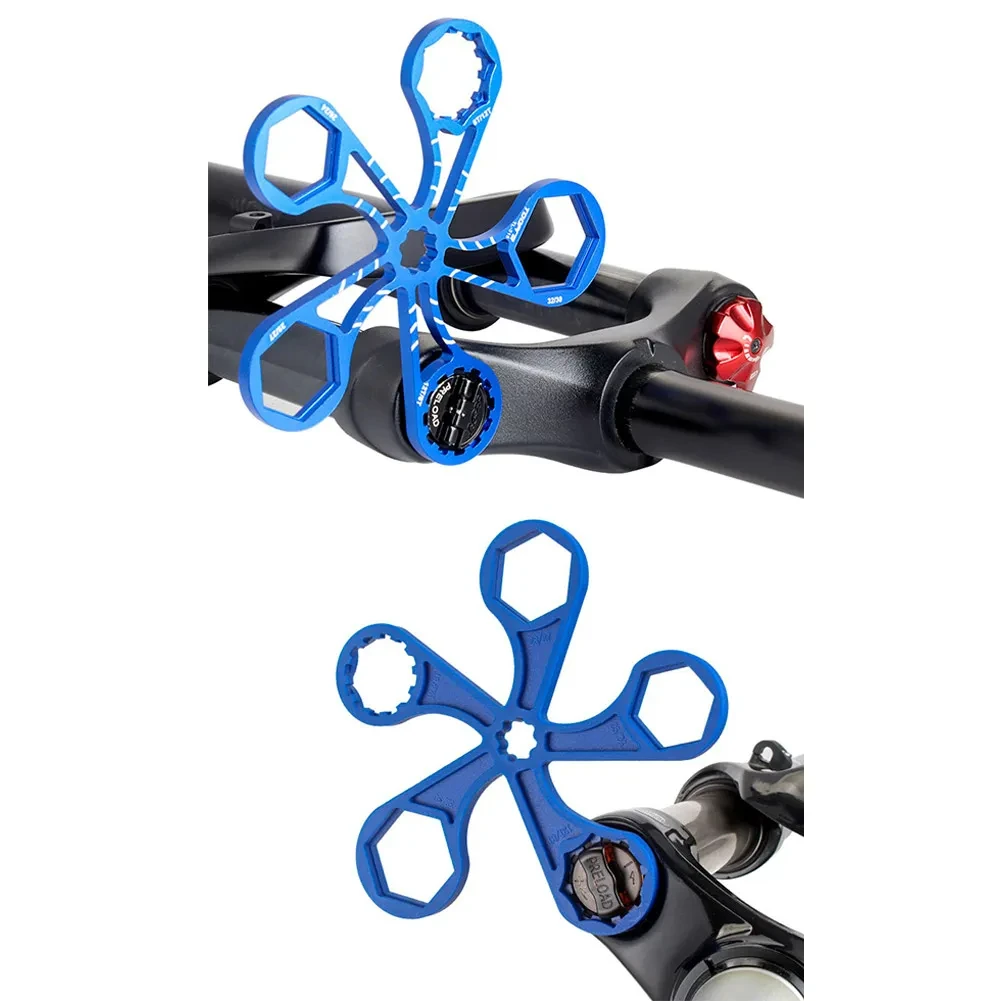 Description Picture 5 of itemMTB Bike Bicycle Suspension Front Fork Cap Wrench Tool 8T/12T For SR Suntour XCR/XCT/XCM/RST 24/26mm 27/28mm 30/32mm Air Forks