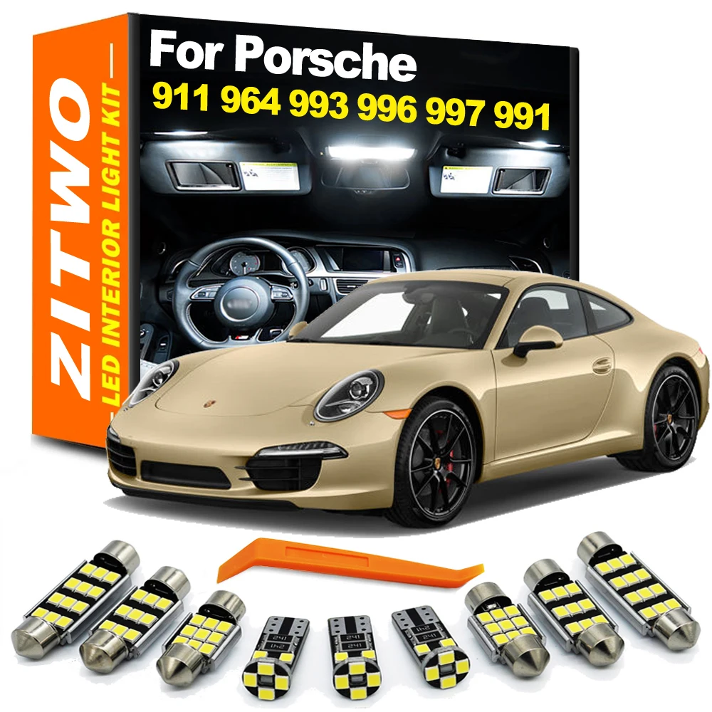 Zitwo ledインテリア電球キットポルシェ911 964 993 996 997 991タルガ俊足カレラターボ4 s s gts rs GT3  1989-2016 AliExpress