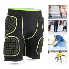 

High Flexibility Breathable Comfortable Unisex Breathable Anti-fall Hip Pad Pant For Skiing Roller Skating Figure Skating Pads L