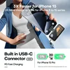 Mini Keychain Digital Display Power Bank Comes with Cable PD 20W 5000mah Fast Charging for IPhoneSamsung Xiaomi External Battery 4