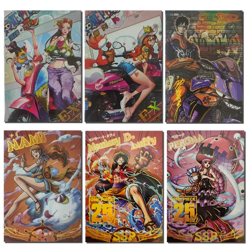Scimmia Di Un Pezzo D. Rufy Perona Nico Robin Yamato Sanji Sabo Ex Zr Ssp Card Toy Collection Boy Birthday Christmas Gifts