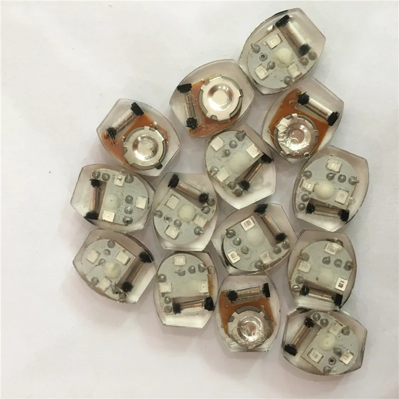 50Pcs Led Glittering Light Shoes Vibrating Colorful Lamp Resin Mould Filler  DIY RGB Crafts Decorations Epoxy Accessories 4