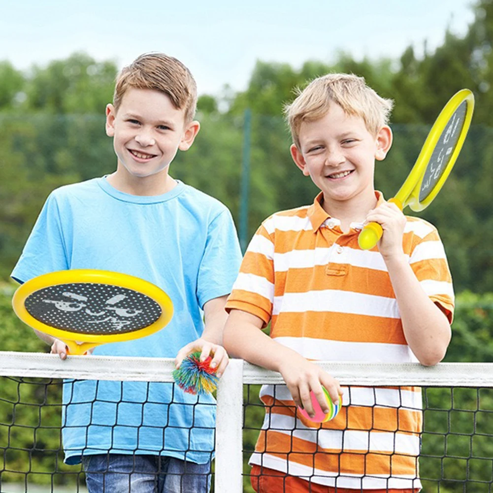 Children's Badminton Tennis Racket Exercise Reaction Ability Beginners Family Outdoor Beach Tennis Kindergarten Educational