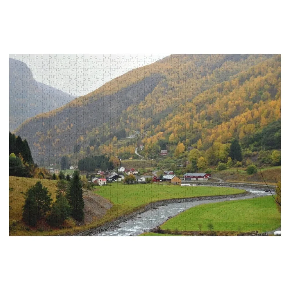 

Flamsdalen Valley Flam Норвегия Скандинавия головоломка детская игрушка лес для взрослых головоломка