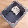 Large Quilt Storage Bag Foldable Storage Organizers Clothes Blanket Organizer Box Dust-proof Wardrobe Clothes Cabinet Organizer 4