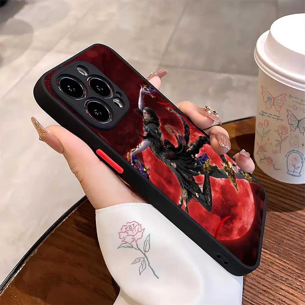 Bayonetta 3 Game Phone Case For Iphone 13 15Promax 14 11 12 Pro Max Mini 8 7 Plus Se2020 Xs Max X Xr Matte Black Cover