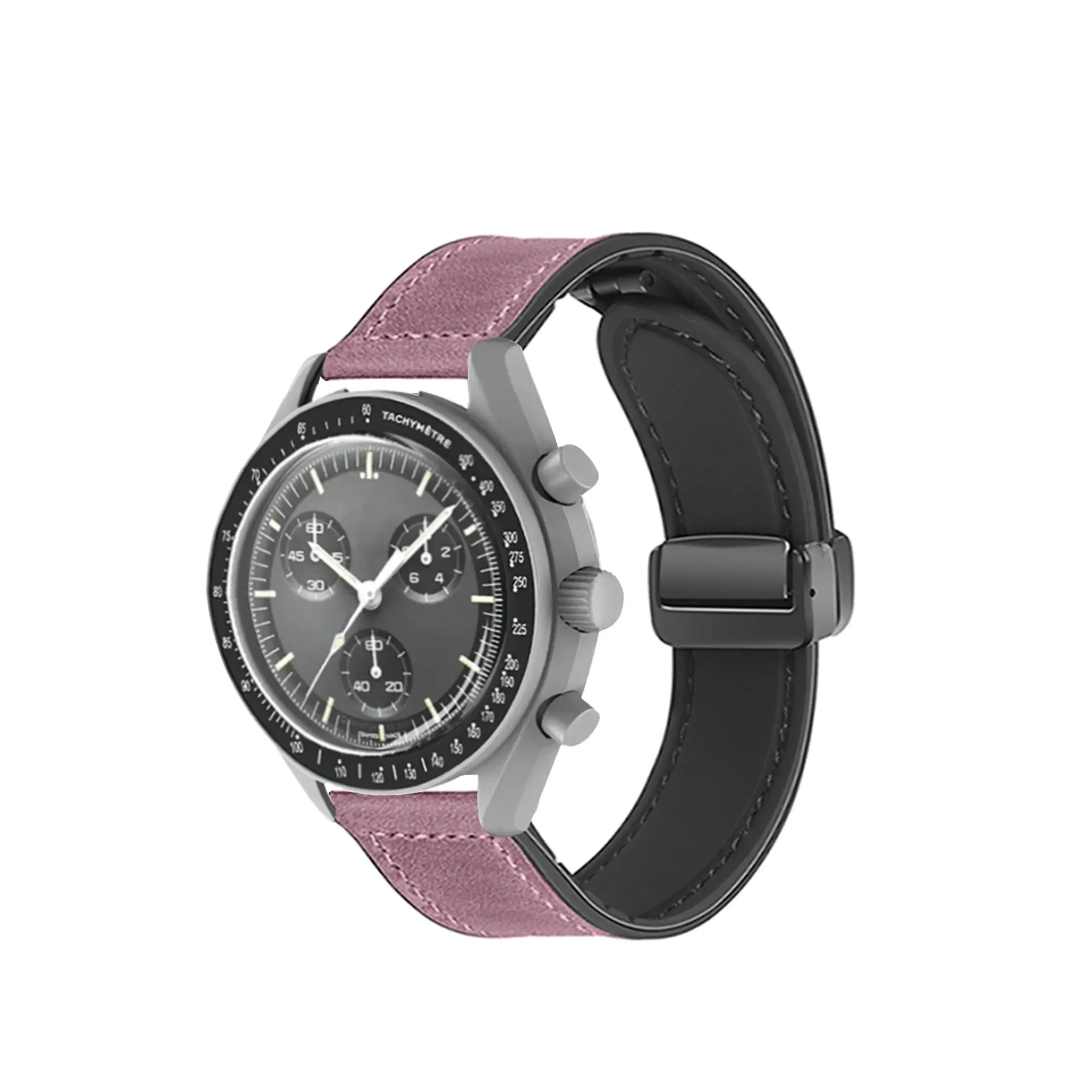 Silicone Leather Watch Strap | 20mm Quick Release | Universal Fit