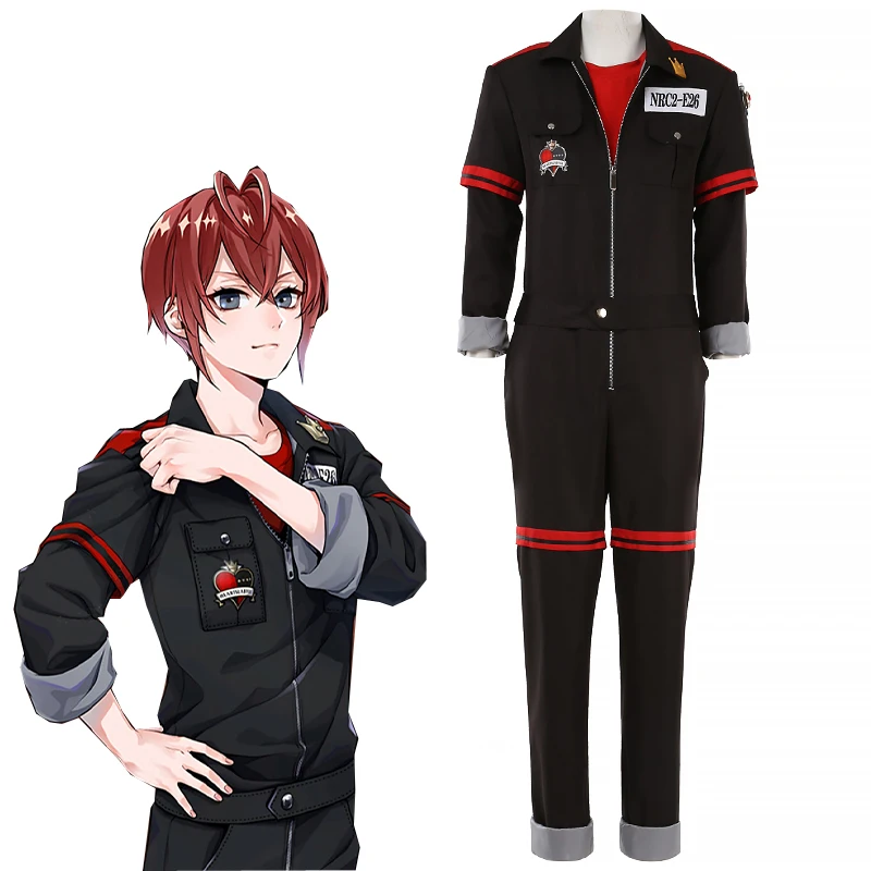 

Custom Made Twisted-Wonderland HEARTSLABYUL Riddle Deuce Cosplay Costume Sportnwear Uniform Halloween Suits Tailor Anime Outfit