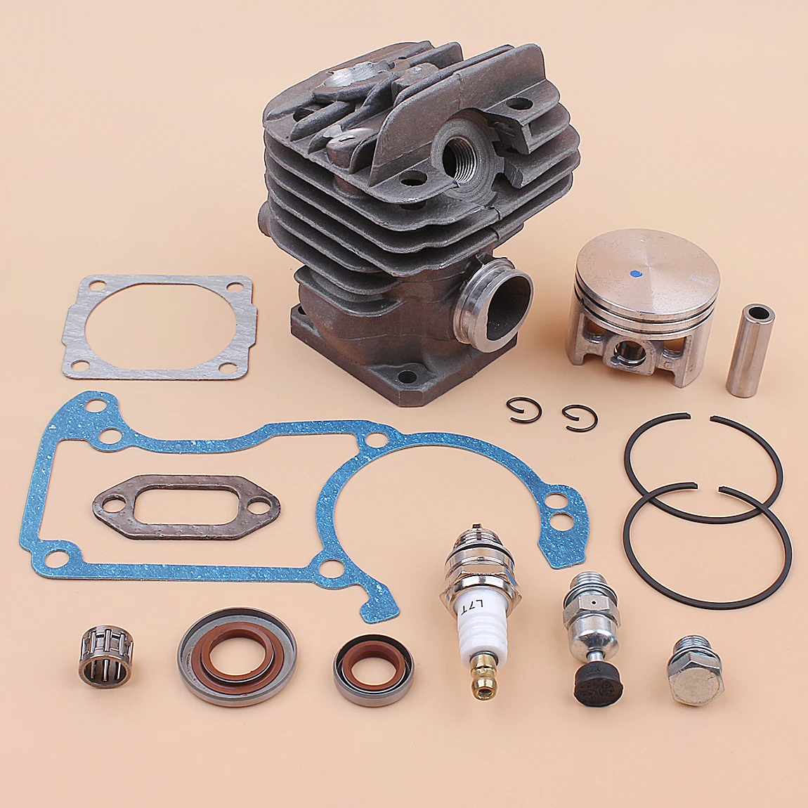 Bore 44.7mm Nikasil Plated Cylinder Piston Kit For Stihl 026 MS260 MS260C 026PRO motosierra gasolina Garden Accessories 5