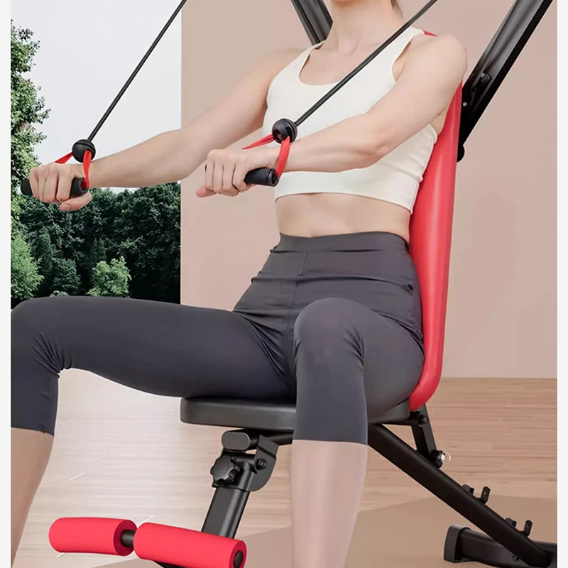 Dumbbell bench household multifunctional sit-up board bird fitness chair professional pull strength bench press