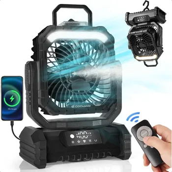Portable Misting Fan with Light 1