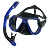Professional Swimming Waterproof Soft Silicone Glasses Anti-Fog Plating Goggles Full Dry Breathing Tube Diving Mask 3