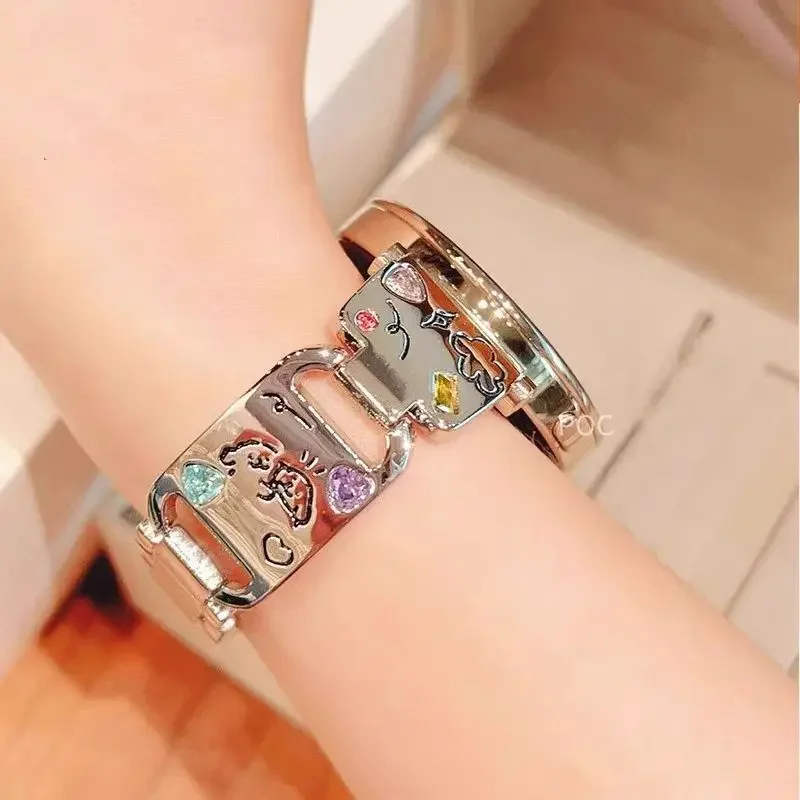 Chic & Stylish Dog-Themed Metal Strap