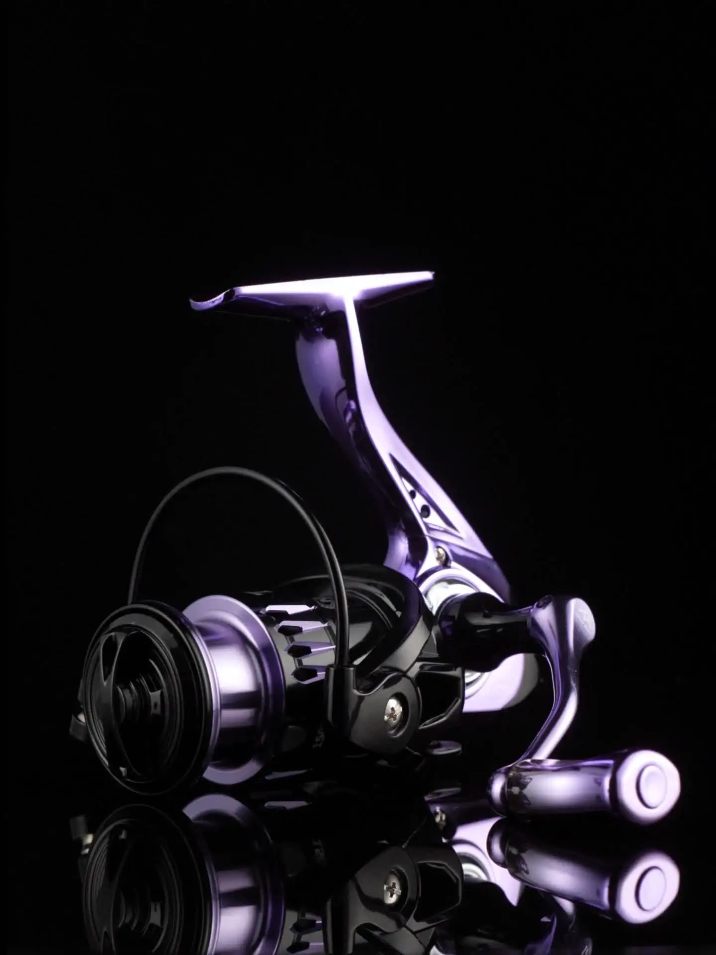 HAUT TON Winter Metal Plated Ice Fishing Reel Lightweight
