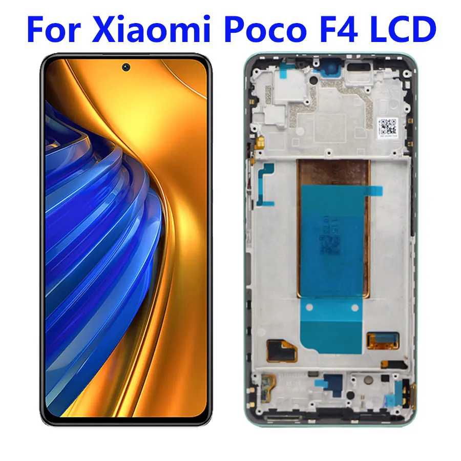 

6.67''OLED For Xiaomi Poco F4 LCD Display Screen Touch Digitizer For Xiaomi Poco F4 22021211RG, 22021211RI LCD Replacement
