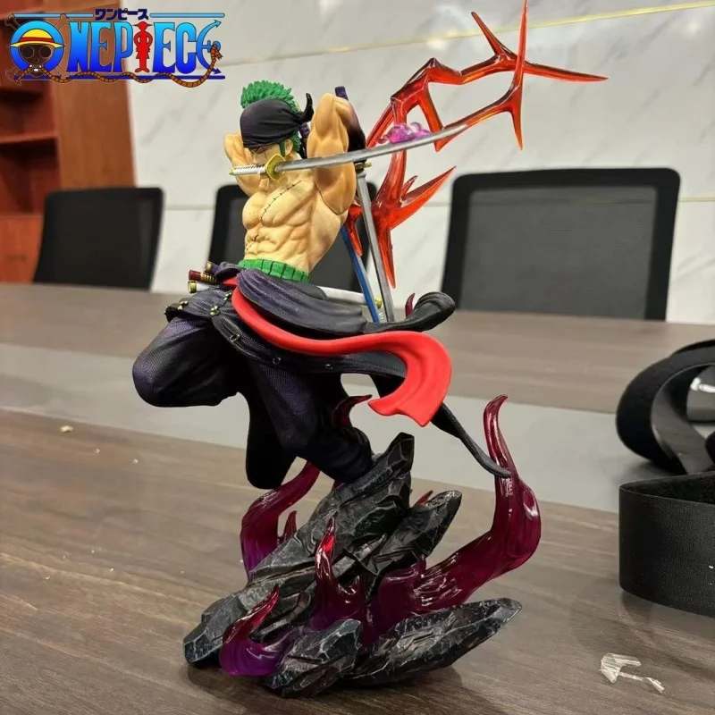 

28cm Roronoa Zoro One Piece Anime Figures Gk Room Decoration Manga Anime Statue Action Figure Collection Model Dolls Friend Gift