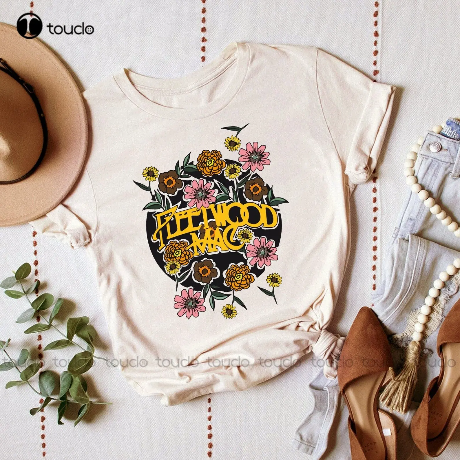 T-Shirt Fleetwood Mac T-Shirt Band Tee Fleetwood Mac Shirt Camicia Vintage Camicia Personalizzata In Nicks Camicia A Maniche Corte Da Uomo Regalo Pers