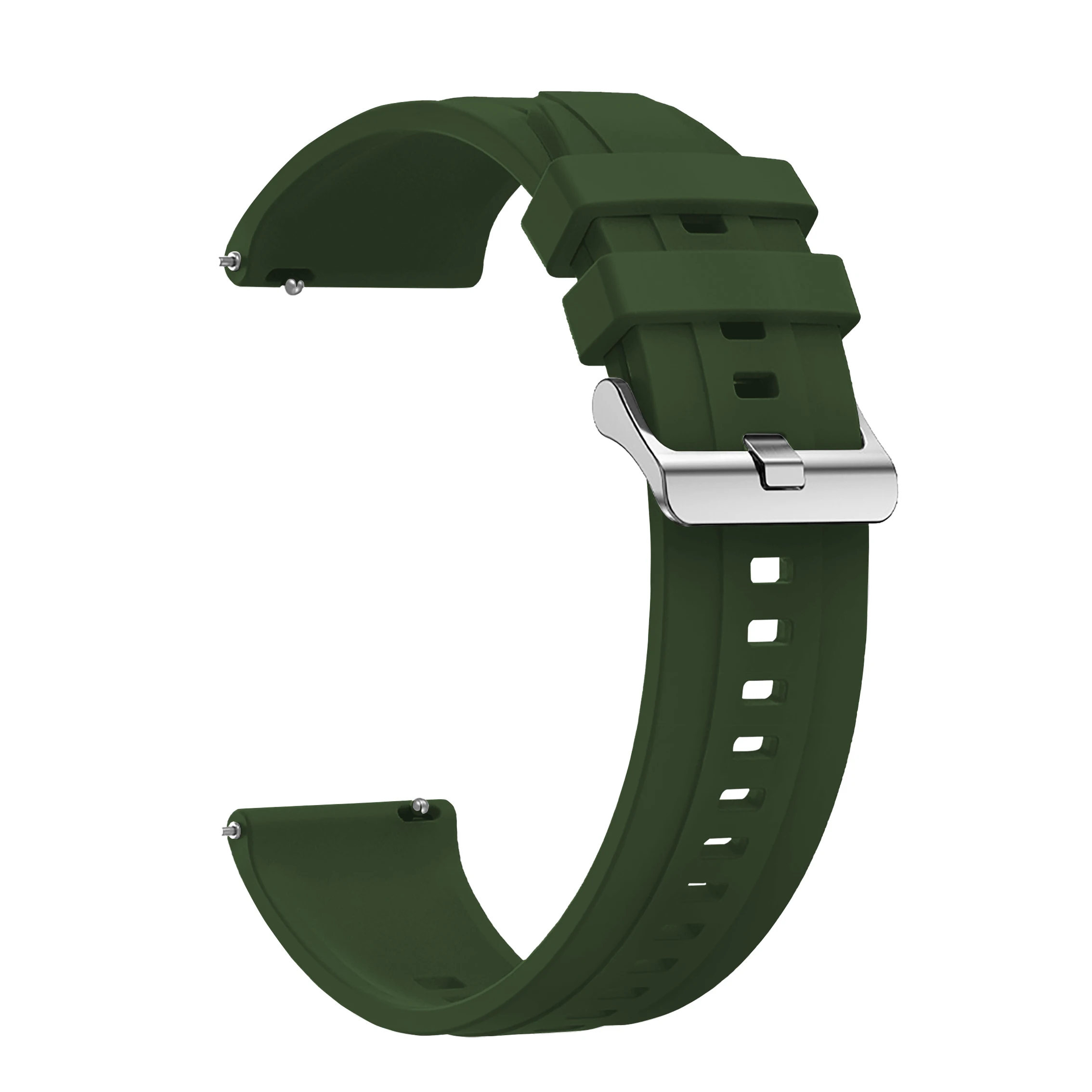 Official Sport Breathable Silicone Watch Band – Premium 22mm Strap