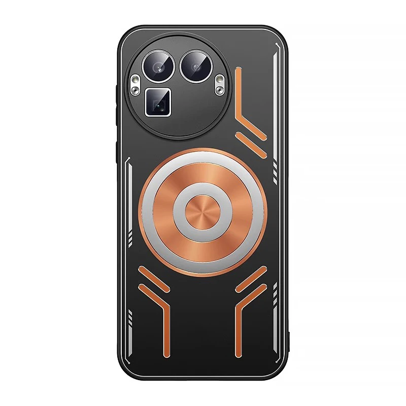 Magnetic Wireless Charging Heat Dissipation Case with Graphene Cooling and Red Copper Metal Cover