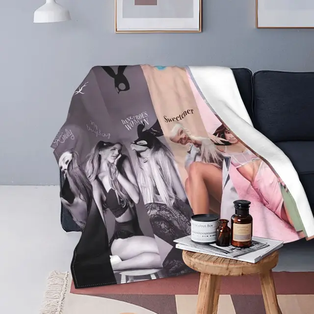 Ariana Grande Collage Blanket Sofa Cover 1
