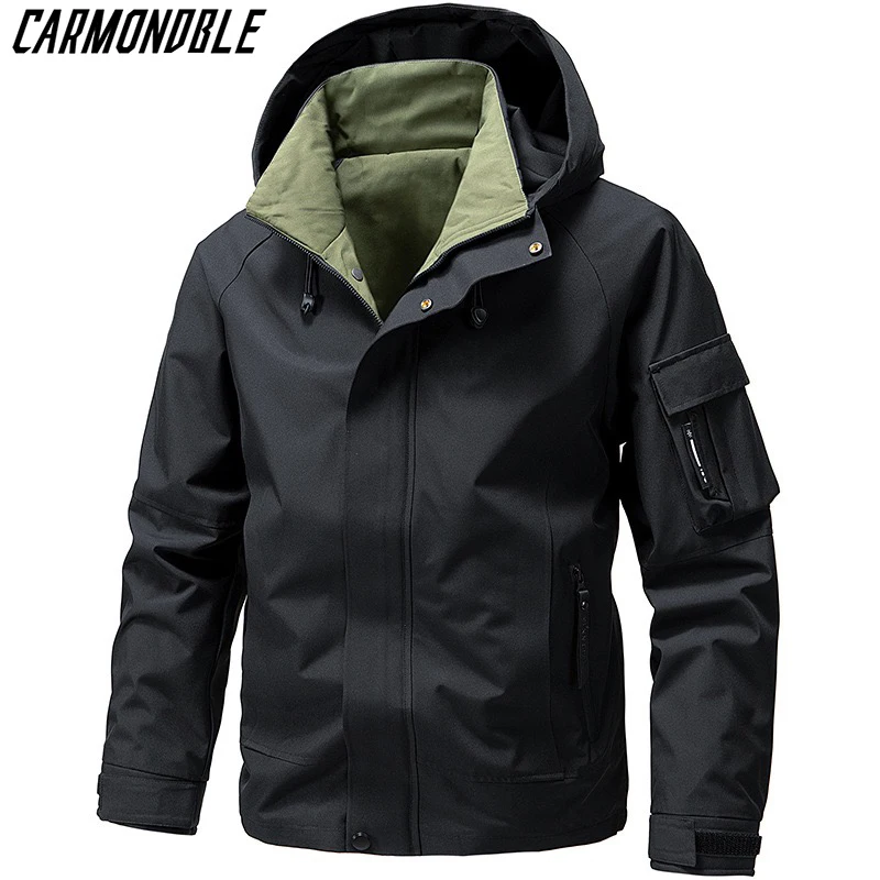 CARMONDBLE Spring Cycling Men Jacket Mountain Bicycle Windproof Coat Bike MTB Motorcycle Clothes Capa De Chuva Moto Motociclista