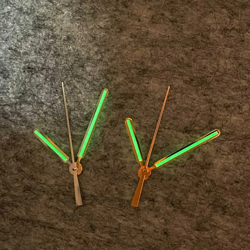 Watch Hands Green Luminous for NH35/ NH36/ 4R/ 7S Movement watch accessories
