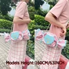 Kawaii Dot Candy Design Girl Handbag and Purse Sweet Lolita Daily Clutch Chain Crossbody Messenger Bag Sugar Shaped Shoulder Bag 3