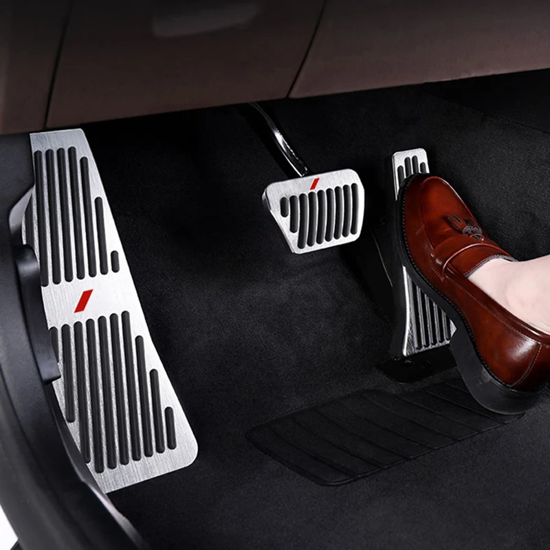자동차 가속 브레이크 페달 보호 장식 커버 액세서리, BMW X1 X2 X3 X4 X5 X6 3 5 7 시리즈 F10 F02 E90 E70 F15