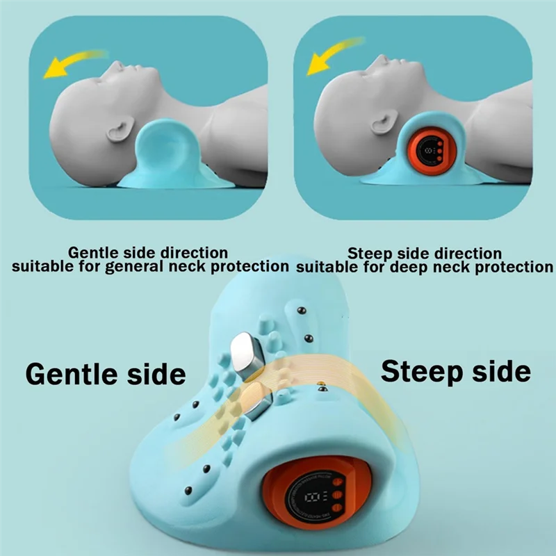 Hot Selling-New Therapist Neck Massager, Electric 4D With Heat, Ergonomic Angle For Deep Tissue Pain Relief,New Therapist Neck M