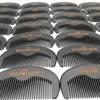 50 Pieces/Lot Customized Logo Beard Comb Black Wooden Comb for Hair Beard Mustach Pocket Size 6